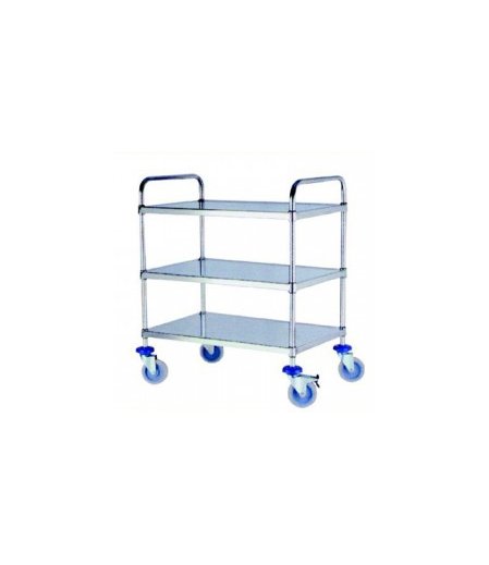 Üç Katlı Paslanmaz Servis Arabası