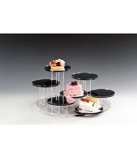 AYNALI PASTA TEŞHİR STANDI 47 X 47 X H: 18 cm