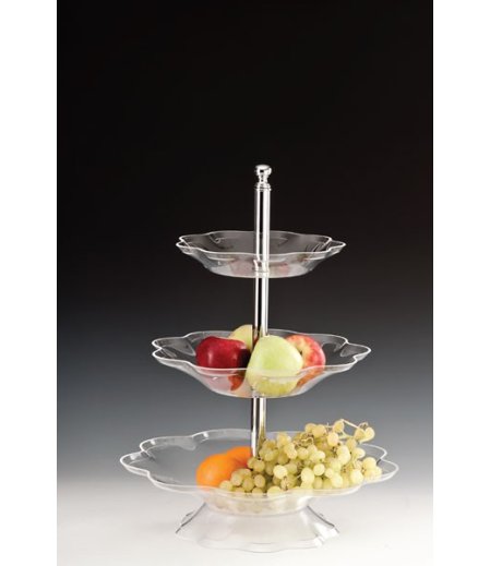 AKRİLİK TEŞHİR STANDI Ø 25, 30, 40 X H: 55 cm