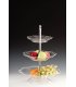 AKRİLİK TEŞHİR STANDI Ø 25, 30, 40 X H: 55 cm