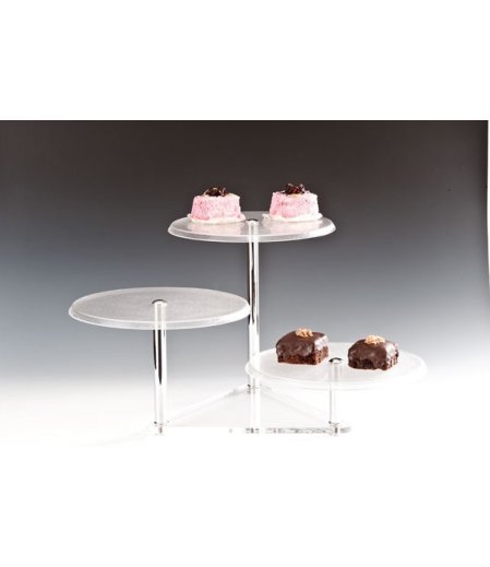 POLYCARBONAT TEŞHİR STANDI Ø 30 X H: 15, 25, 35 cm
