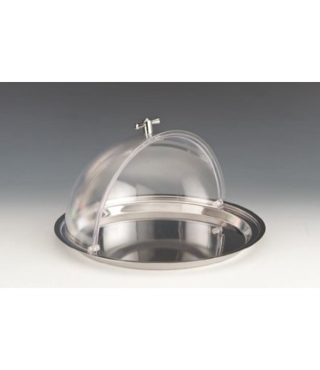 Polikarbonat Rolltop KAPAKLI Fanus / KÜÇÜK 18/10 Ø 32,5 cm