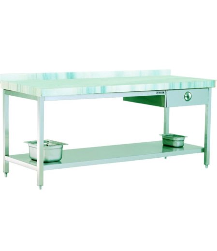 Mermer Tablalı Tezgahlar/Alt Tablalı/Tek Çekmeceli