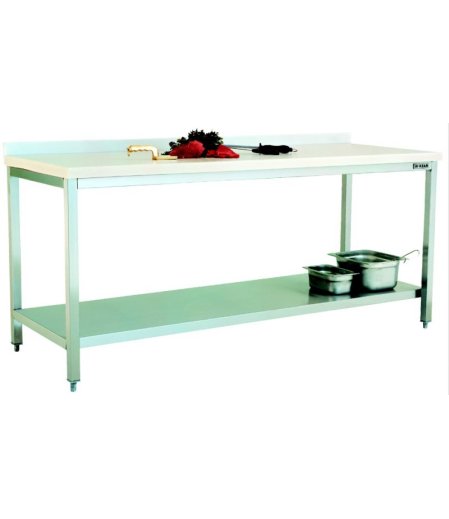 Polietilen Tablalı Tezgah/Alt Tablalı