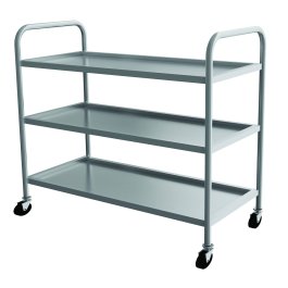 İki Katlı Paslanmaz Servis Arabası